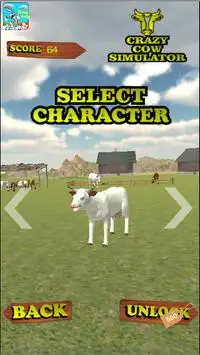 Crazy Cow Simulator 3D Screen Shot 1