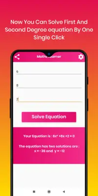 Juegos de matemáticas : calculadora de álgebra Screen Shot 3