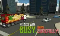 3D Vegetable Transporter Truck Screen Shot 2