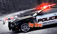 警察ジープ：駐車場の3D Screen Shot 1