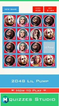 2048 Lil Pump Special Edition Game Screen Shot 3