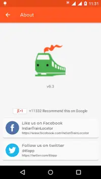 Indian Train Locator Screen Shot 5