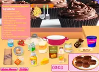 cooking games cook chocolate cakes Screen Shot 1