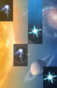 Galaxy Piano Space Tiles Rocket Cosmos Univers Screen Shot 1