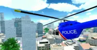 Police Helicopter City Flying Screen Shot 2