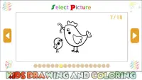 Kids Drawing And Coloring Screen Shot 1