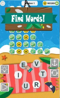 Word Island: Anagram - Free Word Connect Puzzle Screen Shot 1
