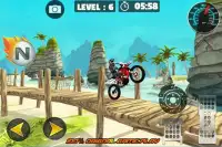 Beach MotorBike Stunt Trials Screen Shot 0