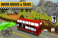 Bus & Taxi Driving Simulator Screen Shot 2