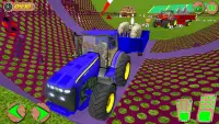 Farm Animal Tractor: Superhero Driving Games Screen Shot 4