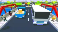 Coach Bus Driver Blocky Game Public Transport Sim Screen Shot 0