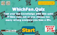 Fan Quiz Whichfan.com Screen Shot 2