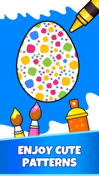 Easter Egg Coloring - Surprise Eggs Game For Kids Screen Shot 4