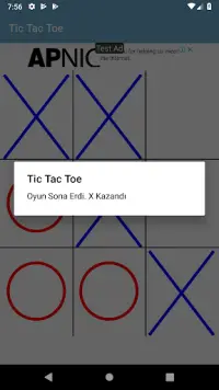 TicTacToe Oyunu Screen Shot 2