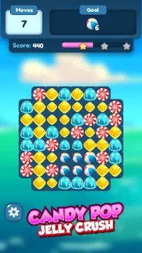 Cake Pop Jelly Crush : Puzzle Game Screen Shot 2