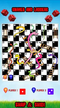 Snakes and Ladders Game Screen Shot 2