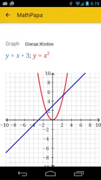 MathPapa - Algebra Calculator Screen Shot 2