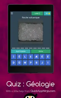 Quiz : Géologie Screen Shot 8