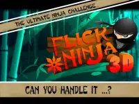 Flick Ninja 3D Screen Shot 0