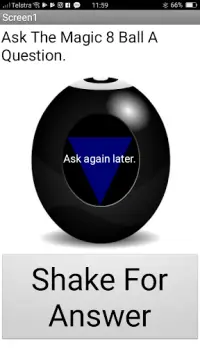 Magic 8 Ball Screen Shot 1