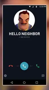 Hello Neighbor Fake Call Simulator Screen Shot 1