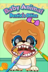 Baby Animal Pet Dentist Doctor Dog & Cat Pets Game Screen Shot 0
