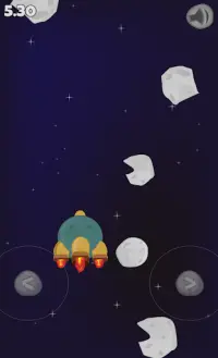 Dodge The Asteroids Screen Shot 2