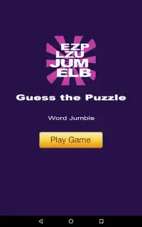 Guess the Puzzle - Word Jumble Screen Shot 9