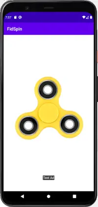 Fidget Spinner With Vibrations Screen Shot 4