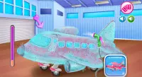 العاب تنظيف الطائرة و إصلاحها - لعبة اطفال و بنات Screen Shot 6