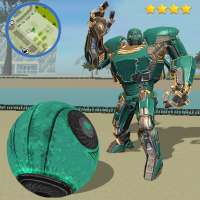 Futuristic Robot Ball Transform Battle City