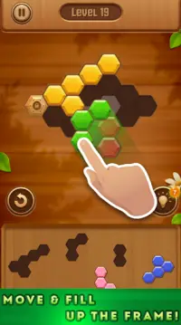 Hexa Puzzle: Wood Block Puzzle Game Screen Shot 3