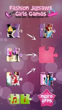 Fashion Jigsaw Girls Games Screen Shot 0