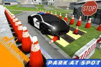 Highway Police Car Parking 3D Screen Shot 10