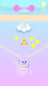 Rainbow Cloud : Draw Path Screen Shot 1