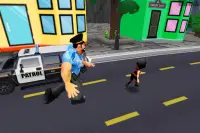 Subway Ninja chạy miễn phí- Flippy jump rush Screen Shot 4