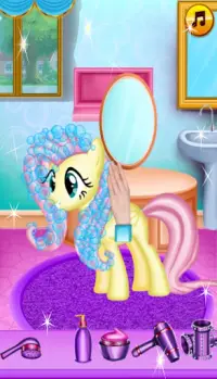 Salon tóc dễ thương Pony - Trò chơi chăm sóc ngựa Screen Shot 2