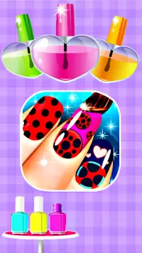 Fashion Ladybug Nail Salon Screen Shot 2