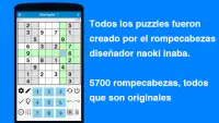 Sudoku - 5700 rompecabezas Screen Shot 0