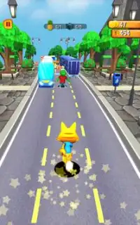 Talking Cat Subway Rush : Pet Runner Screen Shot 1