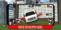 Autorijden Simulator Spellen: Vliegen Ziekenwagen Screen Shot 1