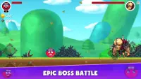 Red Ninja Hero 4 : Ball Bounce Adventure Screen Shot 4