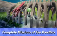 Ocean Squid Simulator - dive into animal survival! Screen Shot 2