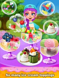 Rainbow Ice Cream Maker - Frozen Desserts Screen Shot 3