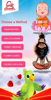 Love Calculator - Free App to guess FLAMES Love Screen Shot 1