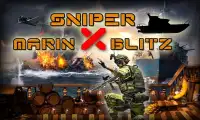 Sniper X Marine Blitz 2018 Screen Shot 0