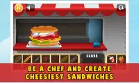 pembuat hamburger chef Screen Shot 1