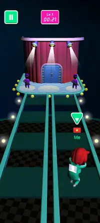 Squid Jump: Game Trò chơi con mực nhảy cầu kính Screen Shot 0