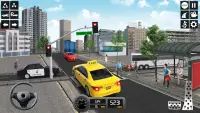 game taxi 3d - taxi simulator Screen Shot 2