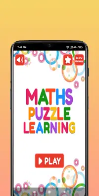 Advanced Kids Math Puzzle Game Screen Shot 0